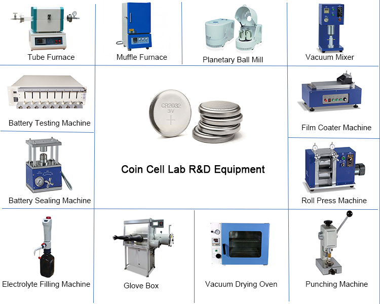 Laboratory Coin Cell Assembly Equipment Battery Production Line