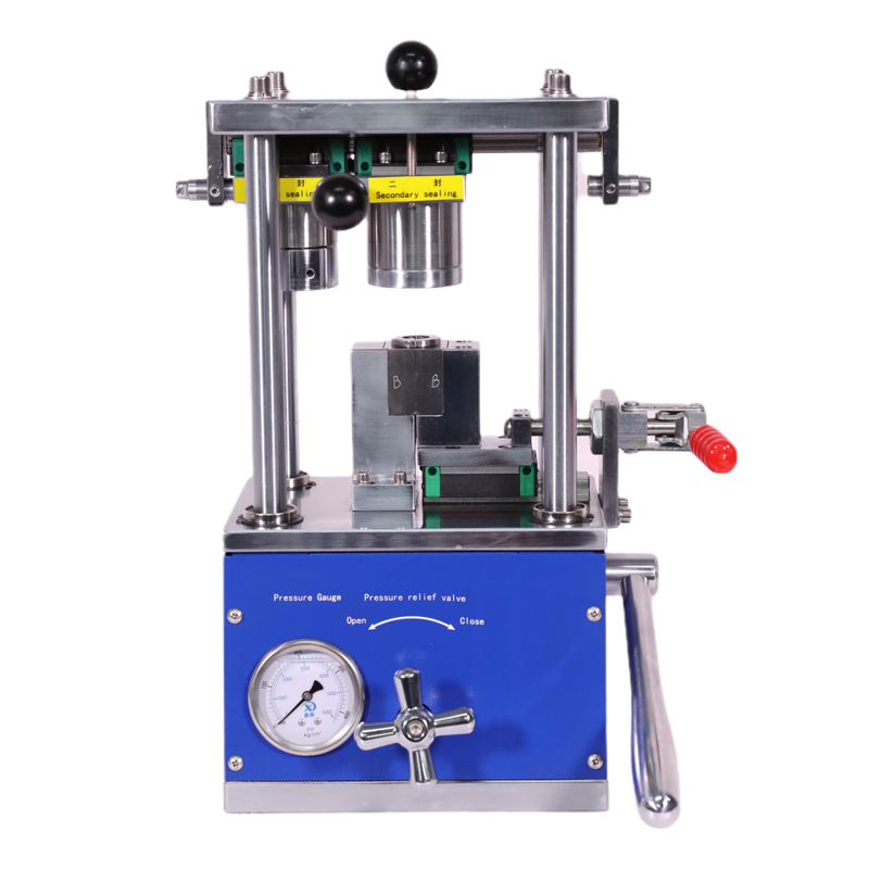 18650 26650 32650 Cylindrical Battery Manual Sealing Machine For Lab Research