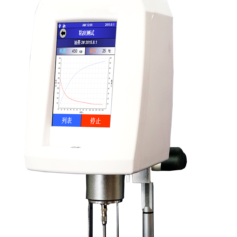 مقياس اللزوجة الكهربائي الرقمي للمختبر المحمول NDJ-T مقياس اللزوجة مع شاشة اللمس 