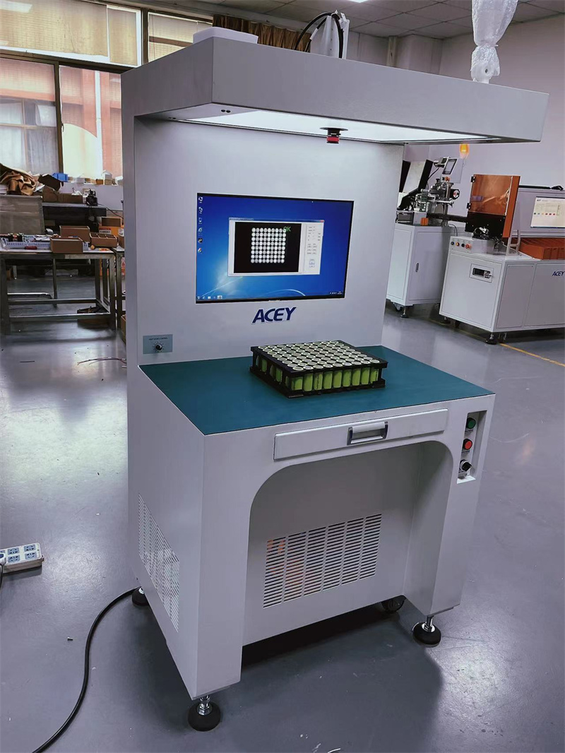 آلة اختبار خلية أسطوانية CCD الإيجابية والسلبية
 